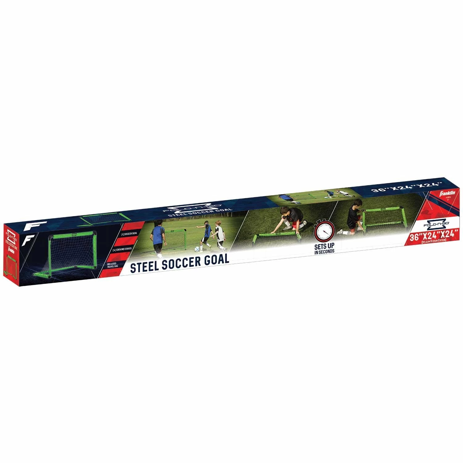 Franklin 36" FOLD-N-GO® SOCCER GOAL 2 Franklin 36" FOLD-N-GO® SOCCER GOAL - Image 2
