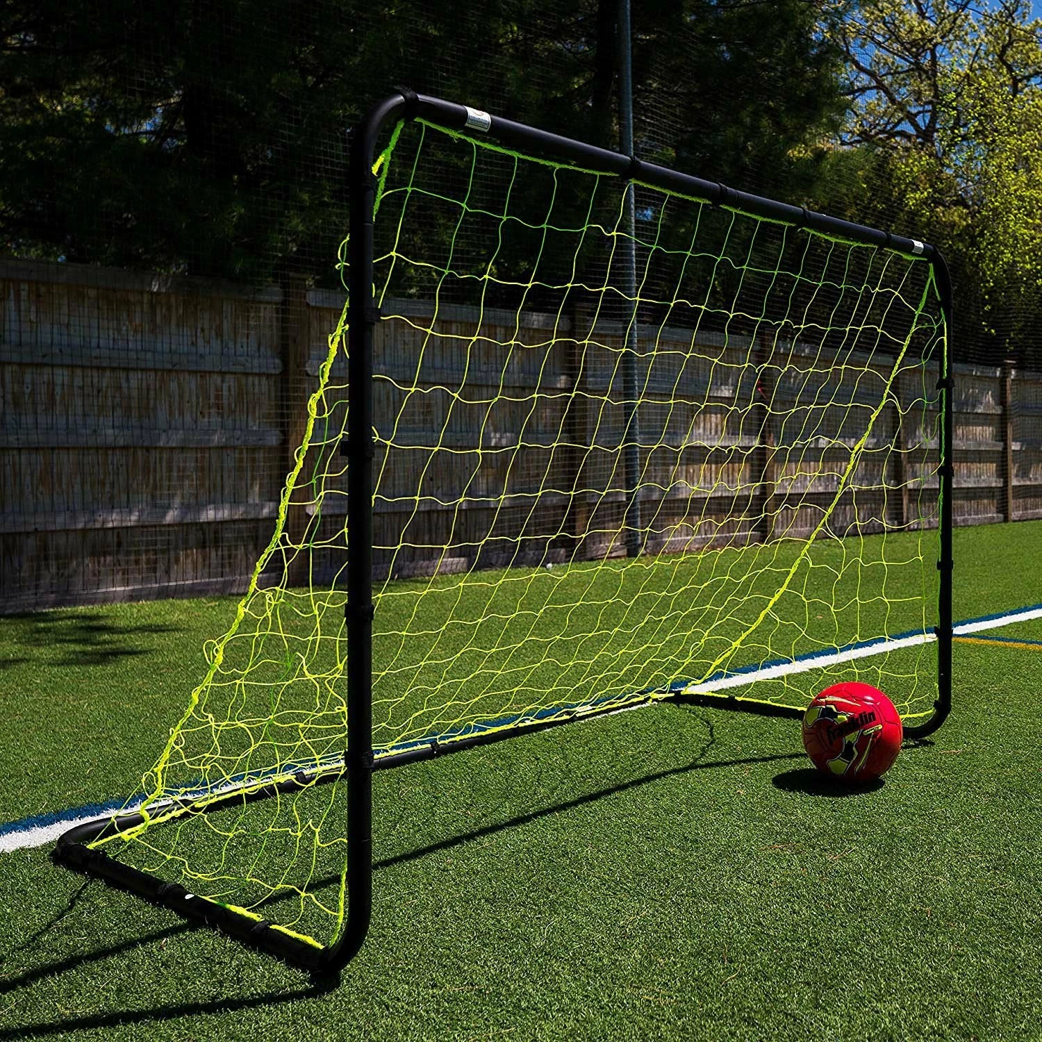 Franklin BLACK STEEL SOCCER GOAL - 6'X 4' 2 Franklin BLACK STEEL SOCCER GOAL - 6'X 4' - Image 2