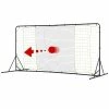 Franklin HEAVY DUTY STEEL SOCCER REBOUNDER WITH GROUND STAKES - 12' X 6'