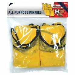 Franklin YOUTH PRACTICE PINNIES - 6 PACK - YELLOW -Rawlings Sales Store Franklin YOUTH PRACTICE PINNIES 6 PACK YELLOW 2