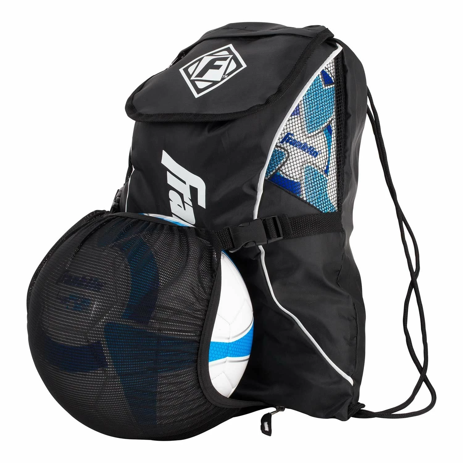 Franklin YOUTH SOCCER BALL BACKPACK - BLACK 1 Franklin YOUTH SOCCER BALL BACKPACK - BLACK