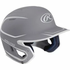 Rawlings Mach Senior Two-Tone Matte Helmet 32 Rawlings Mach Senior Two-Tone Matte Helmet -Rawlings Sales Store MACH2SR SIL7 6