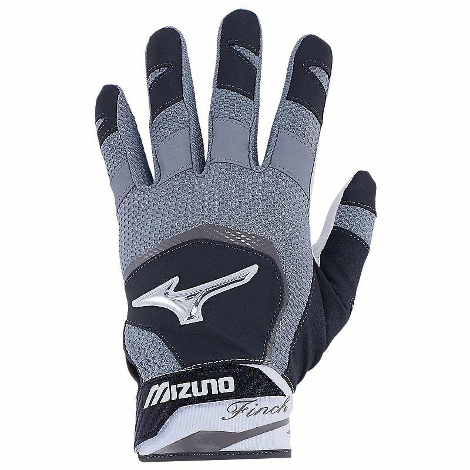 Mizuno Finch Women's Softball Padded Batting Glove 1 Mizuno Finch Women's Softball Padded Batting Glove