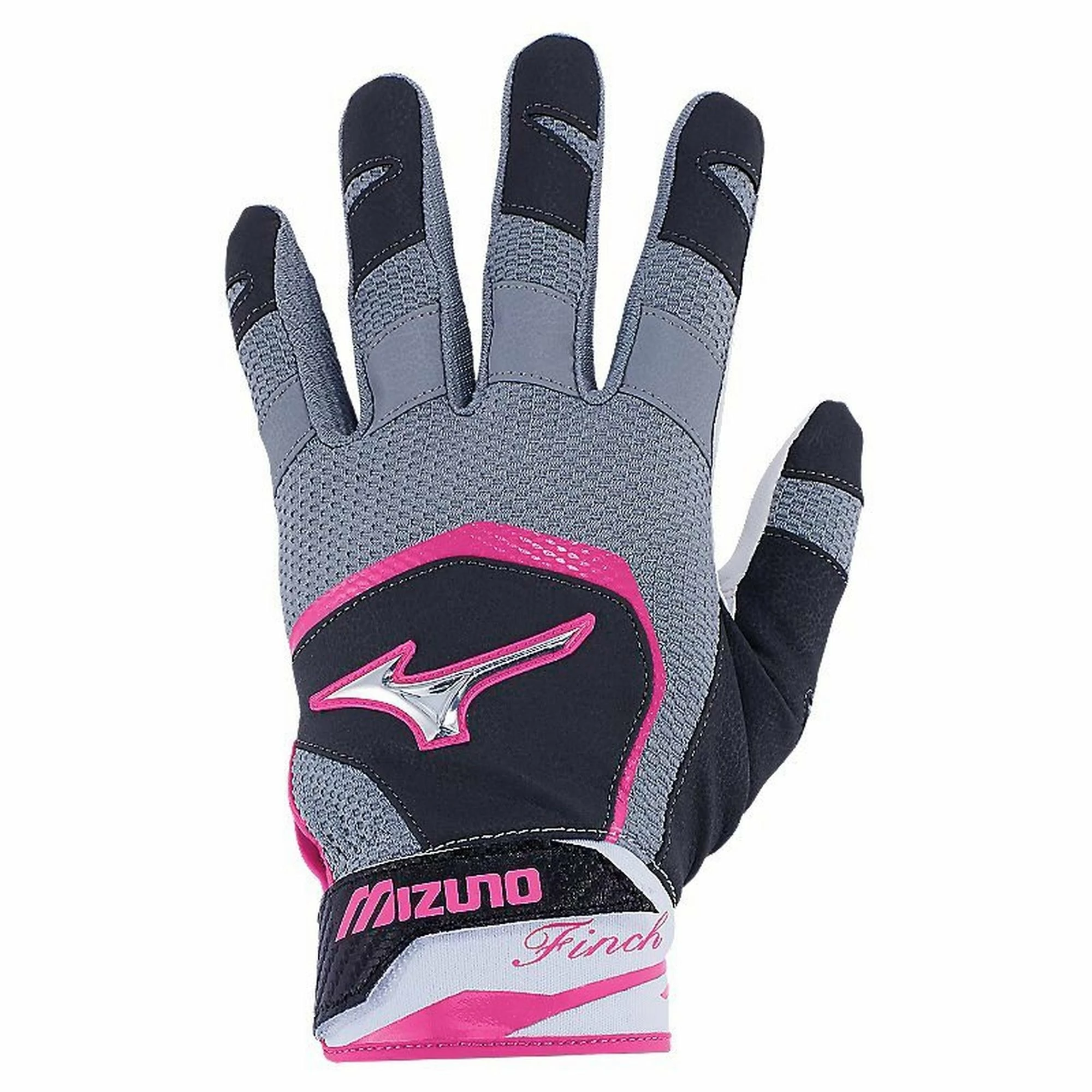 Mizuno Finch Women's Softball Padded Batting Glove 3 Mizuno Finch Women's Softball Padded Batting Glove - Image 3