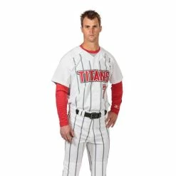 Mizuno PRO PINSTRIPE JERSEY -Rawlings Sales Store Mizuno PRO PINSTRIPE JERSEY 6