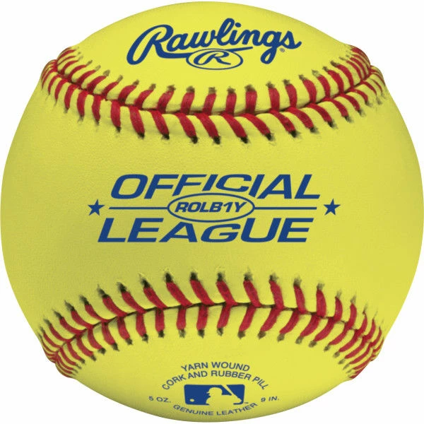 Rawlings Official League Yellow Baseballs