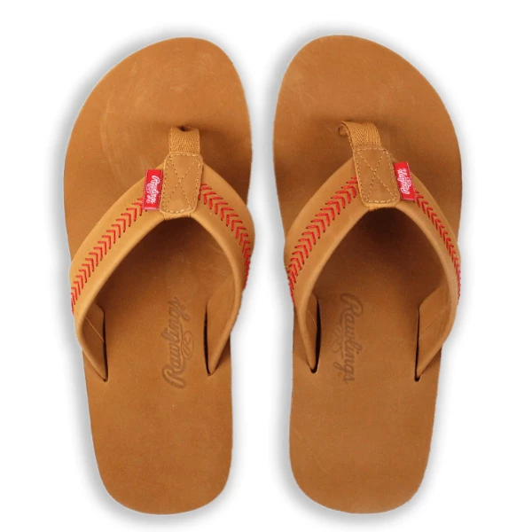 Rawlings Baseball Stitch Nubuck Leather Sandals 1 Rawlings Baseball Stitch Nubuck Leather Sandals