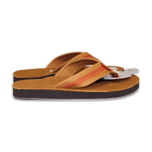 Rawlings Baseball Stitch Nubuck Leather Sandals 2 Rawlings Baseball Stitch Nubuck Leather Sandals - Image 2