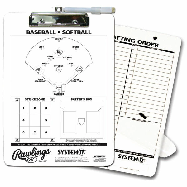 Rawlings Coaches Baseball Clipboard 1 Rawlings Coaches Baseball Clipboard