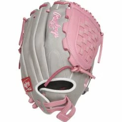 Rawlings Heart Of The Hide 12.5 In Breast Cancer Awareness Fastpitch Glove -Rawlings Sales Store Rawlings Heart of the Hide 12.5 in Breast Cancer Awareness Fastpitch Glove 2