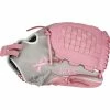 Rawlings Heart Of The Hide 12.5 In Breast Cancer Awareness Fastpitch Glove