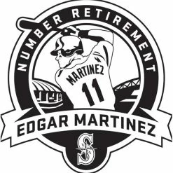 Rawlings MLB 2017 Edgar Martinez Number Retirement Baseball -Rawlings Sales Store Rawlings MLB 2017 Edgar Martinez Number Retirement Baseball 3