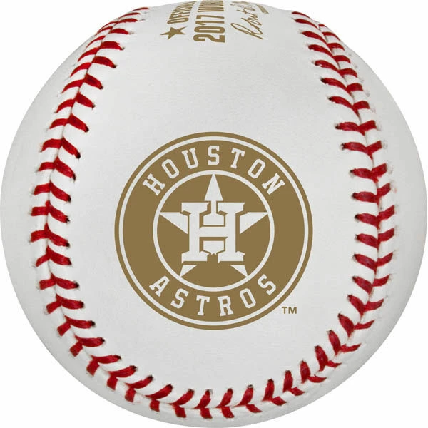 Rawlings MLB 2017 World Series Champions Houston Astros Baseball - Individual - Image 2