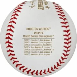 Rawlings MLB 2017 World Series Champions Houston Astros Baseball - Individual -Rawlings Sales Store Rawlings MLB 2017 World Series Champions Houston Astros Baseball Individual 3