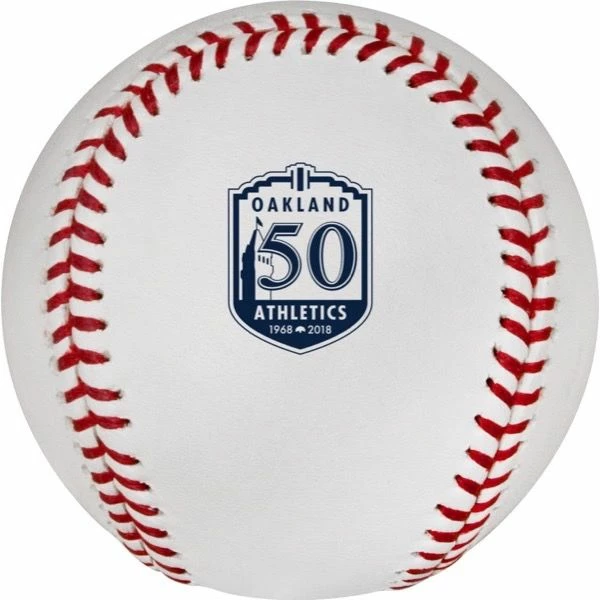 Rawlings MLB 2018 Oakland Athletics® 50th Anniversary Baseball 2 Rawlings MLB 2018 Oakland Athletics® 50th Anniversary Baseball - Image 2