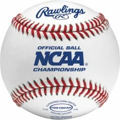 Rawlings NCAA Flat Seam Baseballs - Dozen, Composite Center