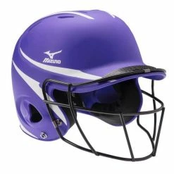 Mizuno Prospect Series Youth Batting Helmet With Faspitch Softball Mask -Rawlings Sales Store Softball Protective Gear 7