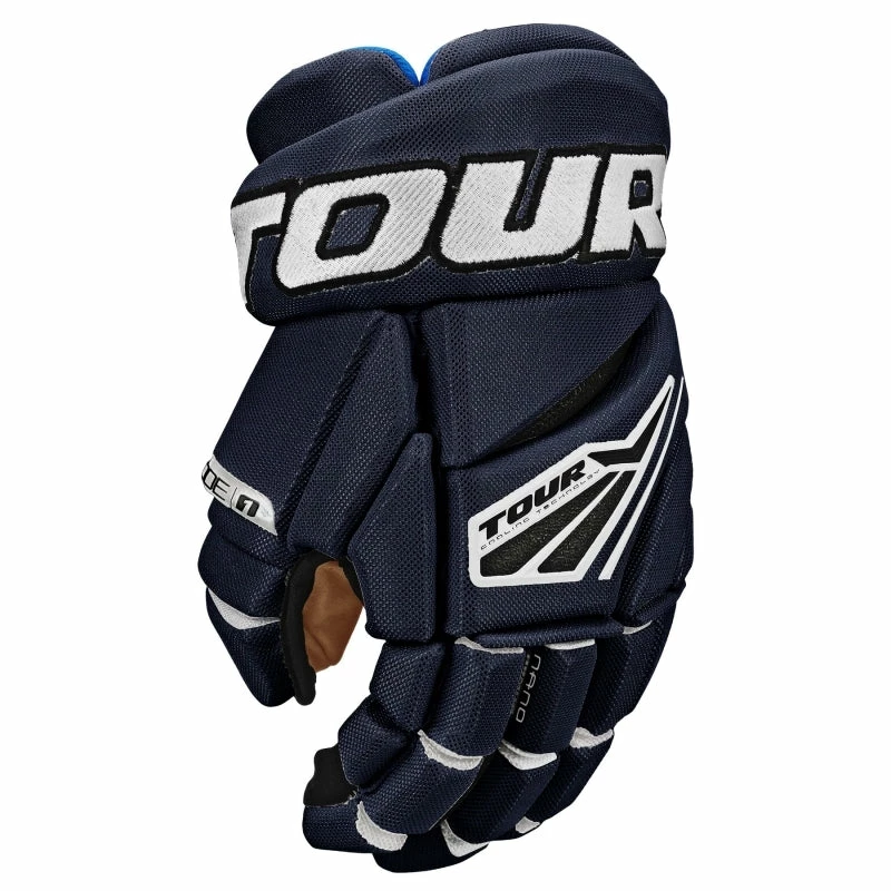 Tour Code 1 Hockey Gloves Blue/White 1 Tour Code 1 Hockey Gloves Blue/White