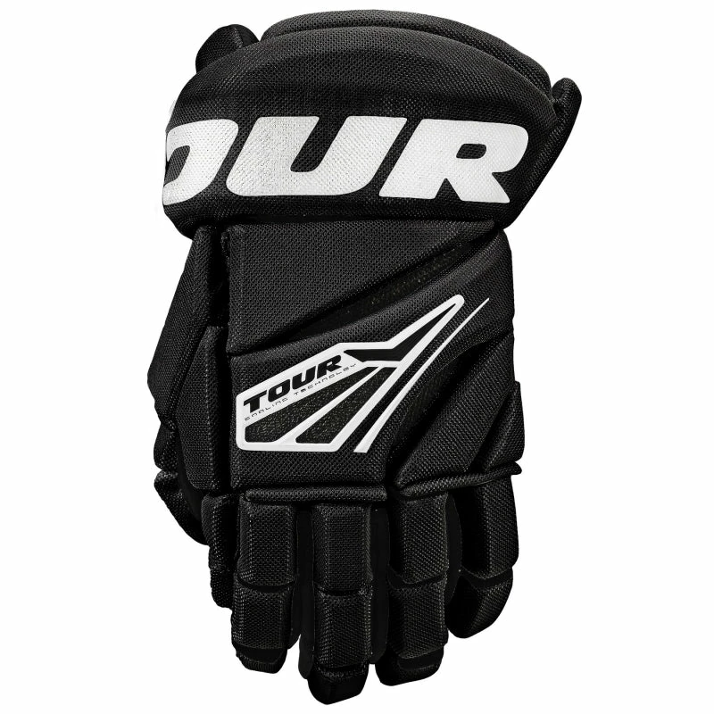 Tour Code 3 Hockey Gloves Black/White 3 Tour Code 3 Hockey Gloves Black/White - Image 3