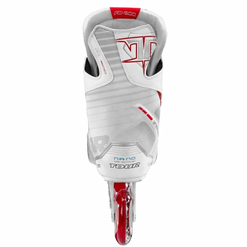 Tour FB-500 Inline Hockey Skates White 2 Tour FB-500 Inline Hockey Skates White - Image 2