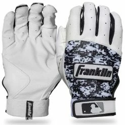 FRANKLIN DIGITEK BATTING GLOVES 9 FRANKLIN DIGITEK BATTING GLOVES -Rawlings Sales Store franklin digitek white black
